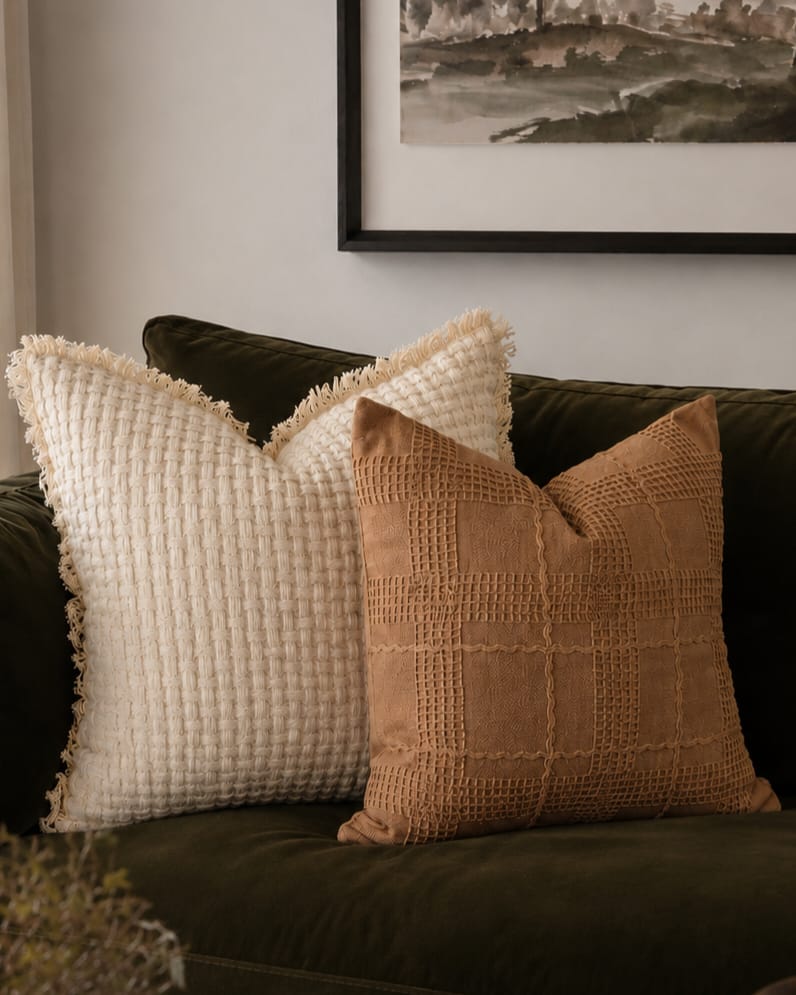 Square Tassel Cushion view 3