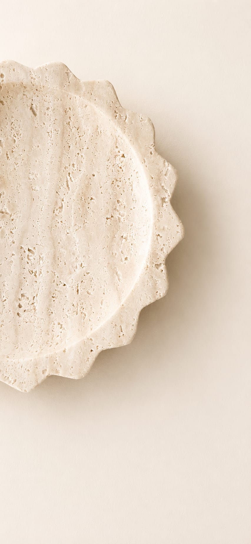 Small Travertine Tray view 2