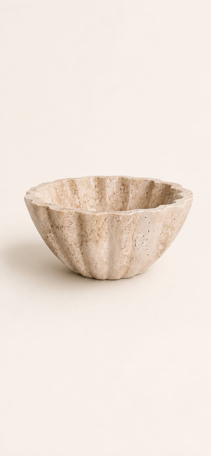 Decorative Travertine Bowl view 3