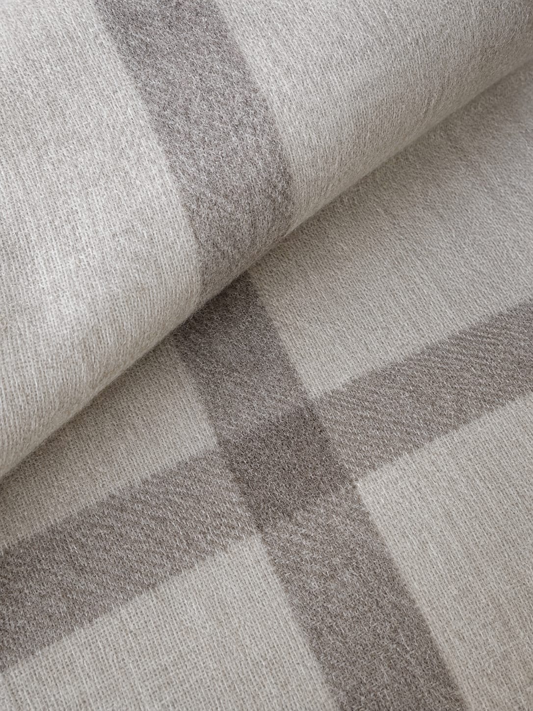 Checked Cotton Throw view 2
