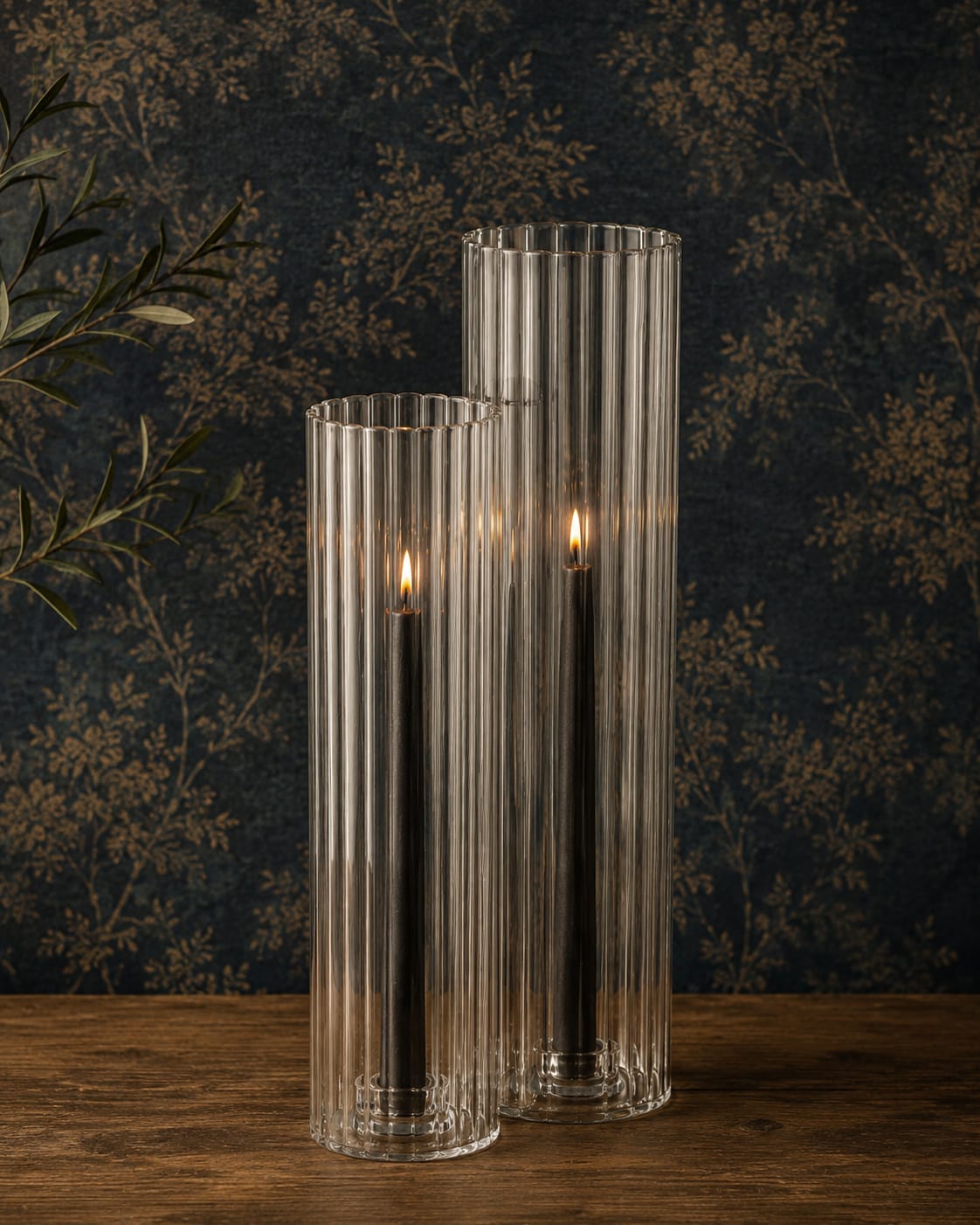 Borosilicate Glass Cylinder Candle Holder view 5