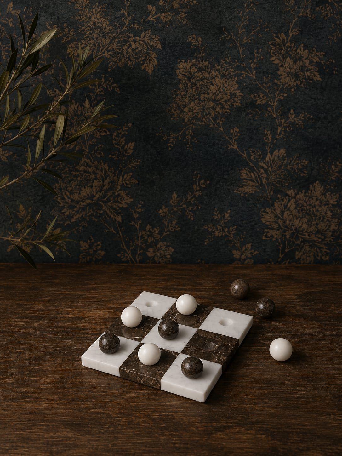 Decorative Marble Tic-Tac-Toe view 1