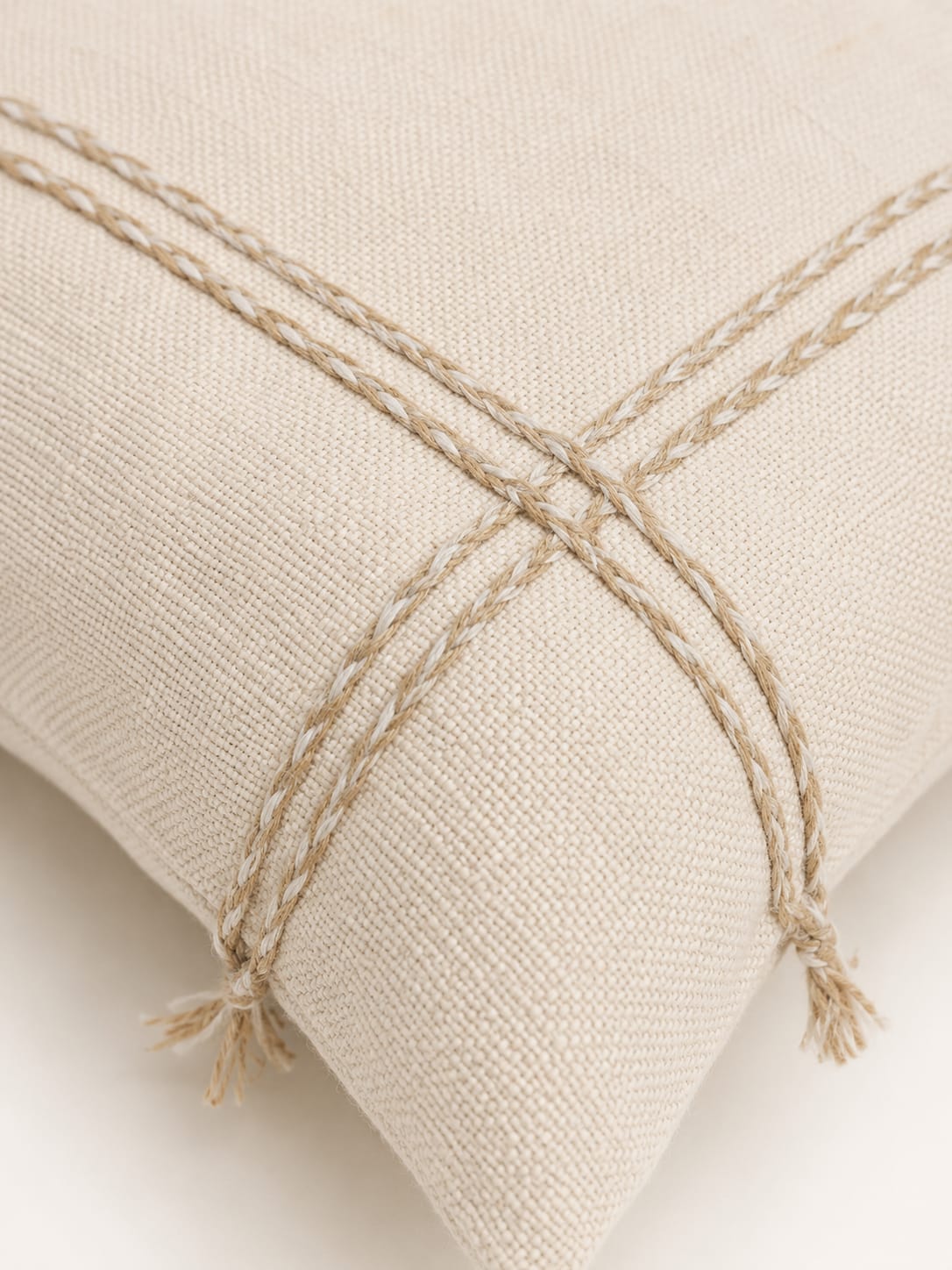 100% Cotton Boho Macramé Cushion Cover view 4