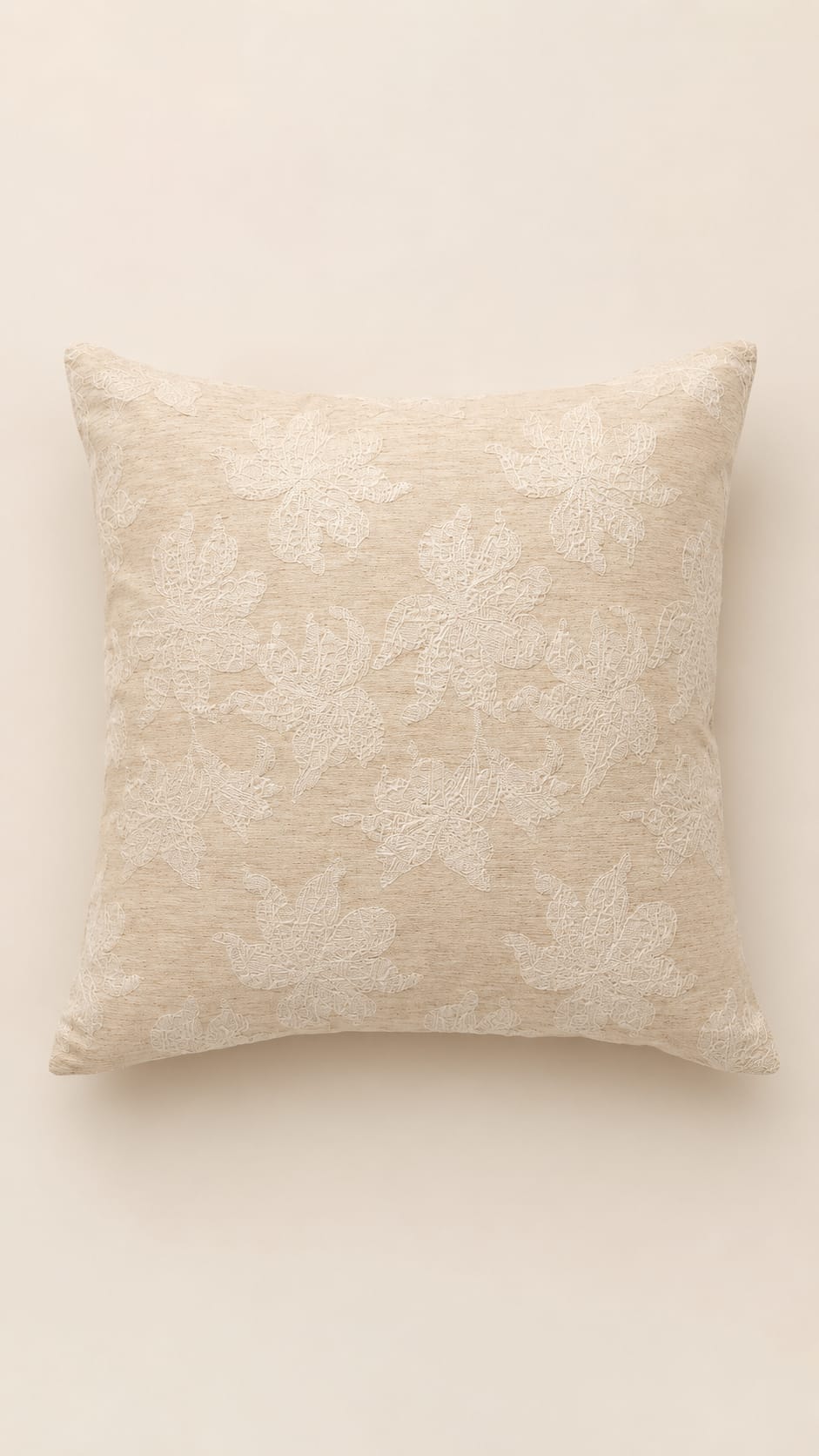 Jacquard Floral Cushion Cover view 2