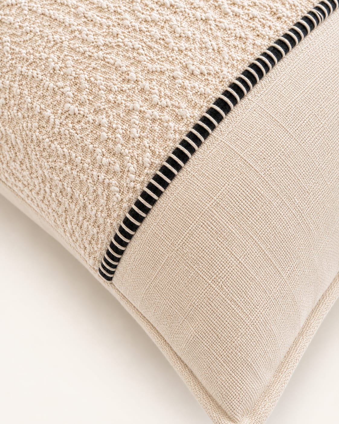 Square Cushion with Contrast Piping view 4