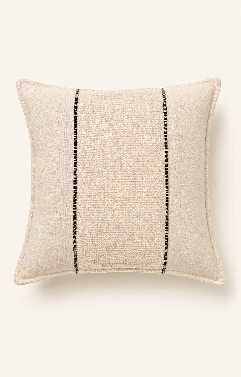Square Cushion with Contrast Piping view 1