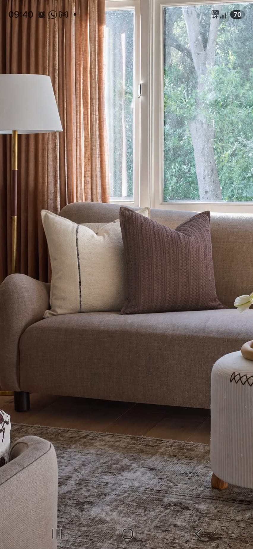 Cotton & Linen Fringe Cushion Cover view 5