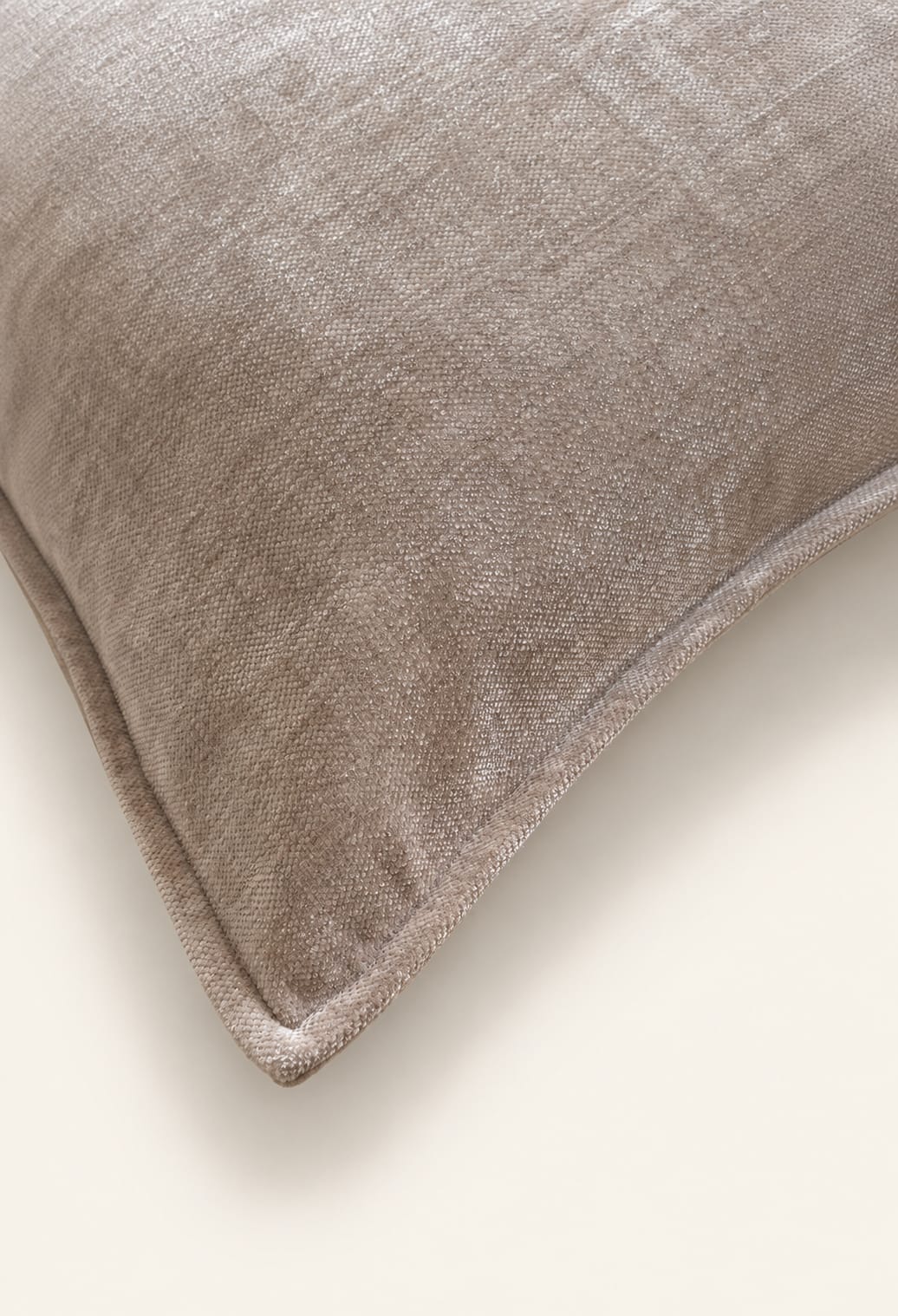Solid Linen-Effect Cushion Cover view 4