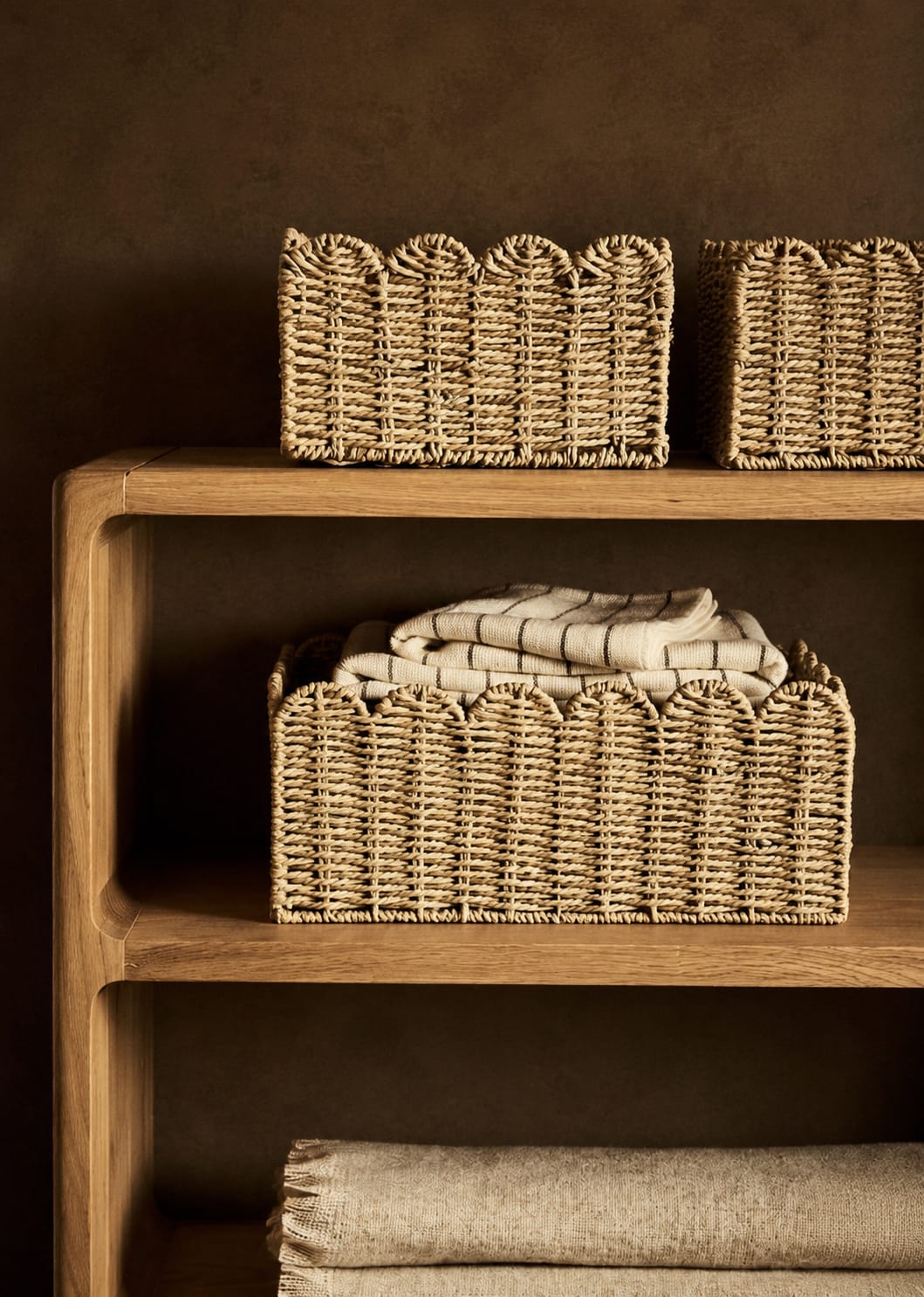 Handwoven Storage Basket view 4
