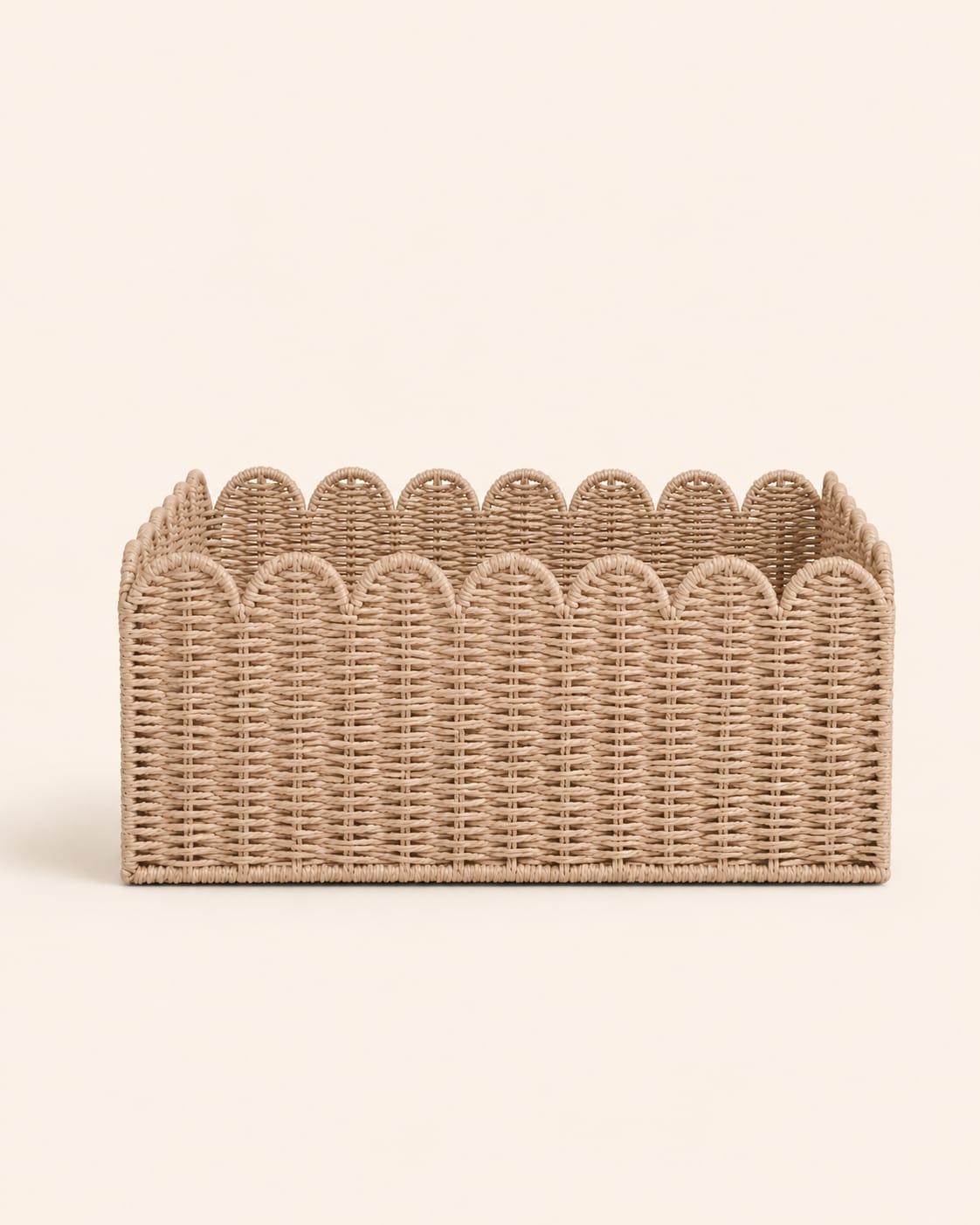 Woven Paper Rope Storage Basket (Large Model) view 2