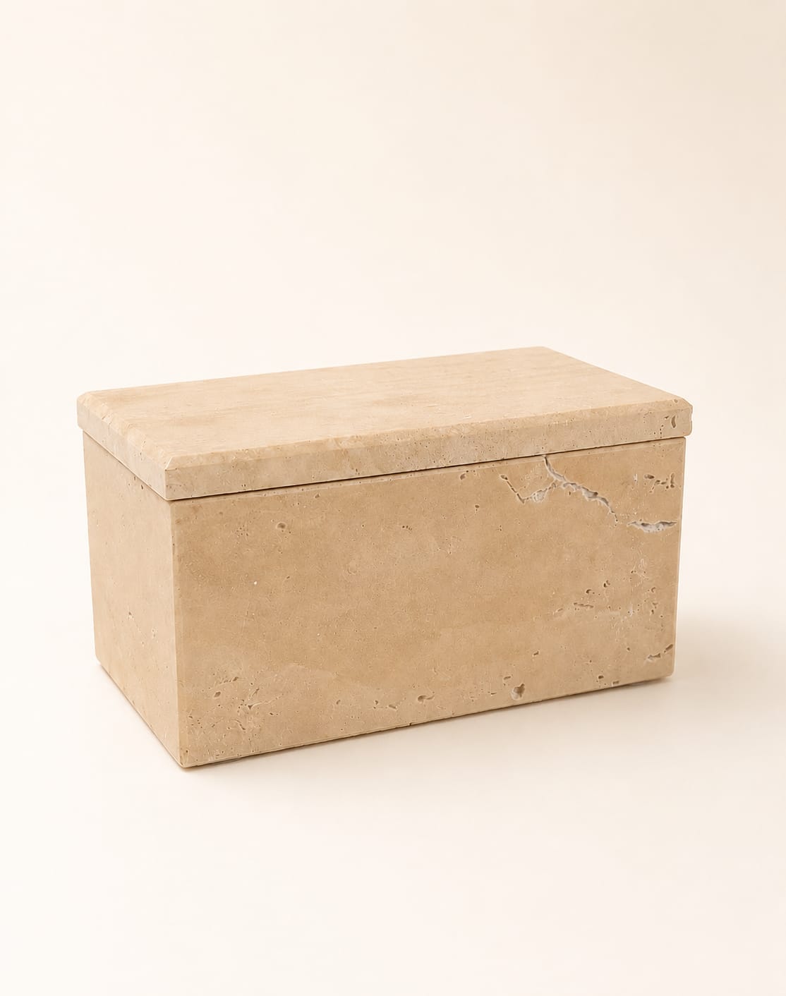 Travertine Storage Box view 5